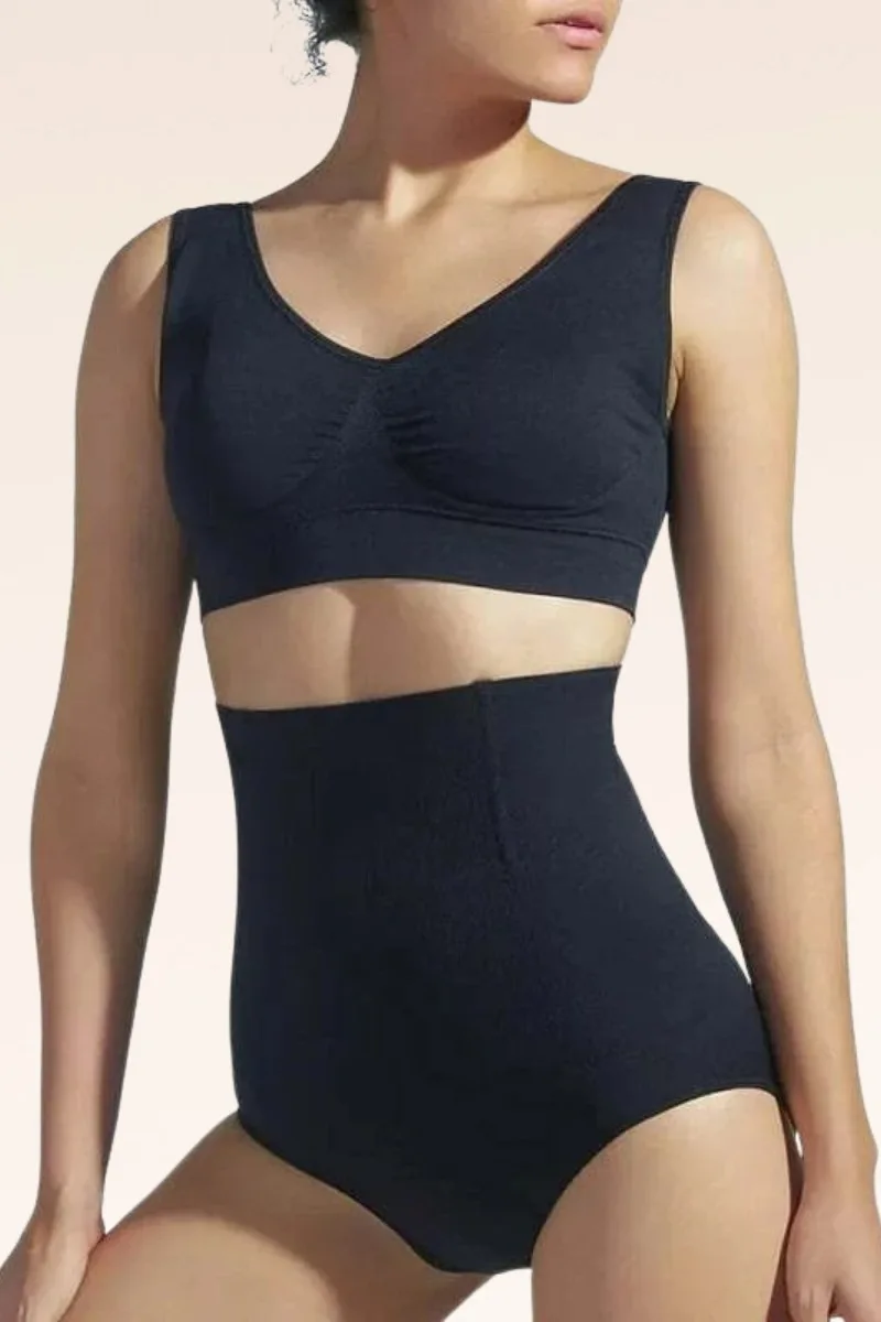 Bombacha faja moldeadora con ballena corte alto - Imagen 4