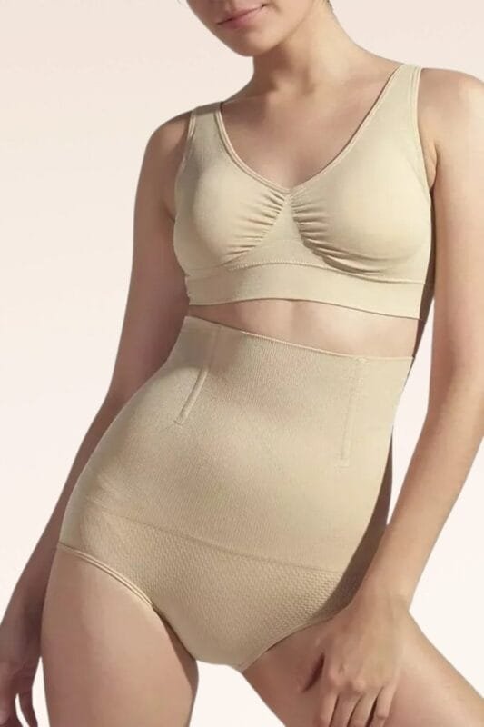 Pack x3 Bombacha faja bikini con varillas moldeadora