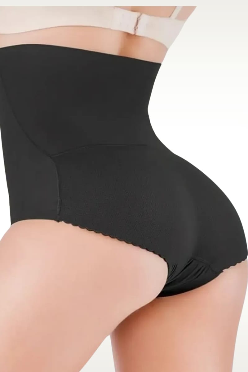 Bombacha con relleno con faja alta cola push up aumento glúteos - Imagen 2