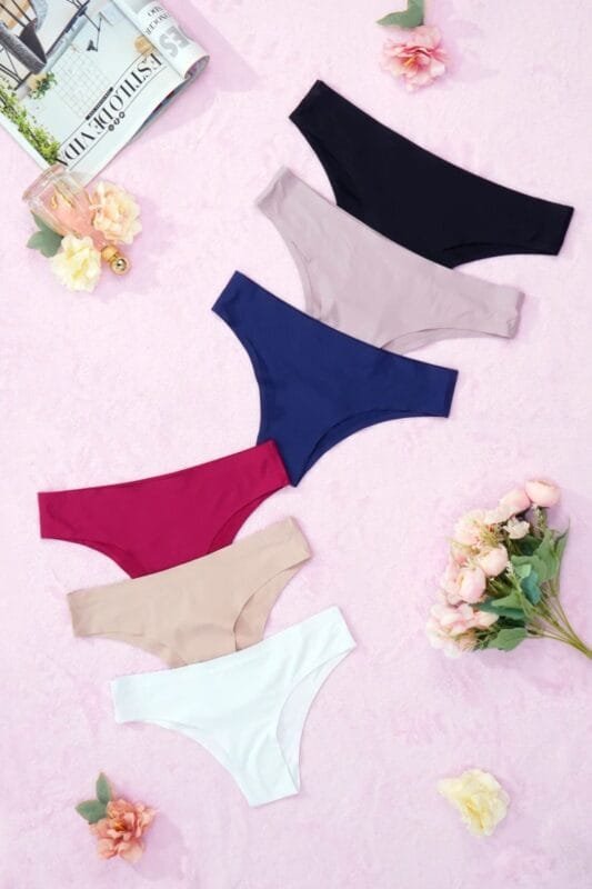 Pack X3 Bombachas bikini sin costura tela invisible