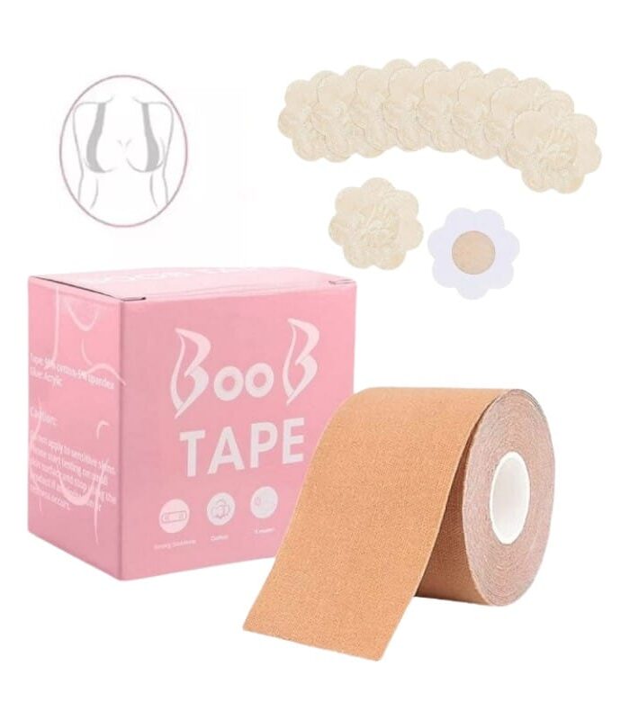 Cinta levanta busto Boob Tape escote + 10 pezoneras