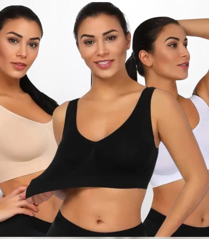 Soutien deportivo de microfibra sin costura Pack X3