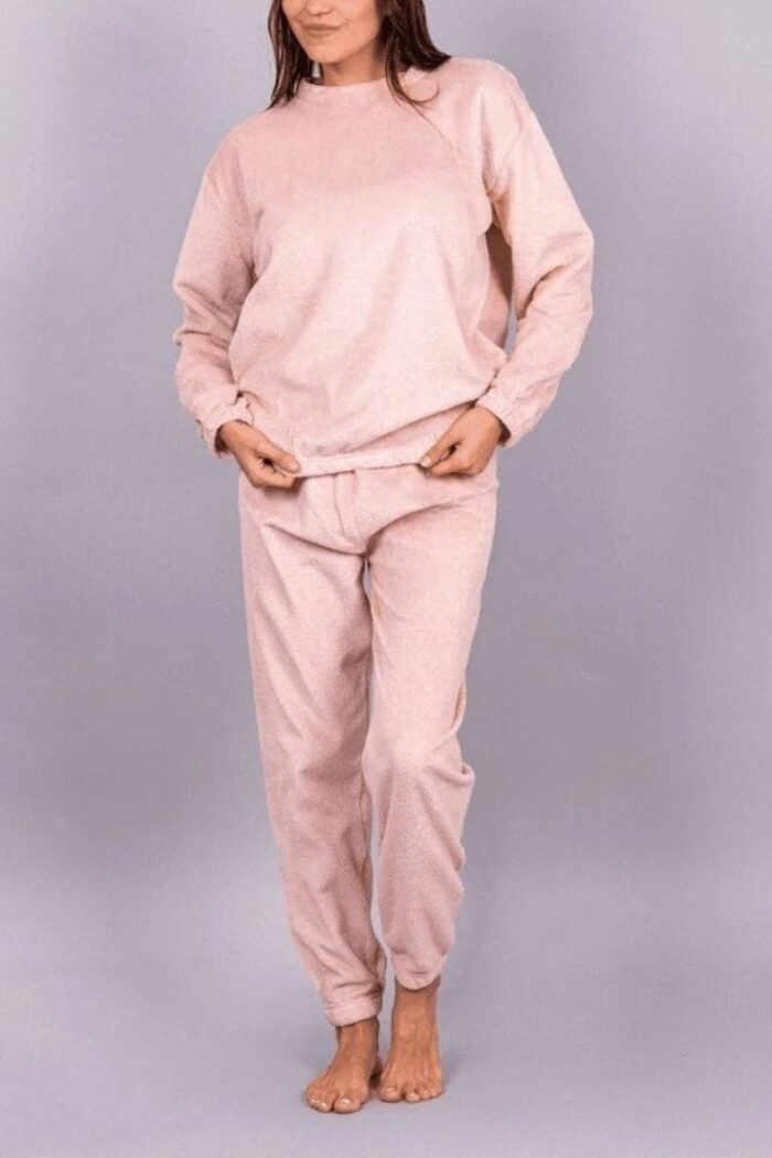 Pijama Polar de Mujer Conjunto de Invierno Plush