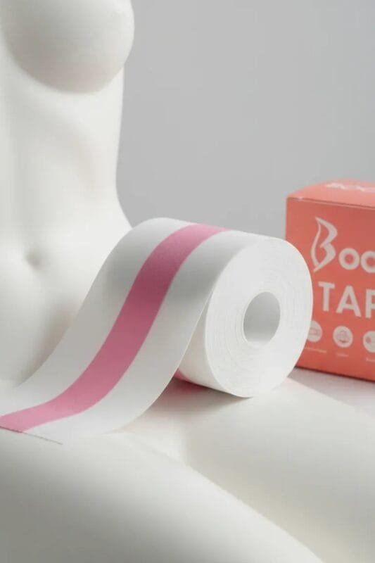 Cinta levanta busto boob tape invisible transparente