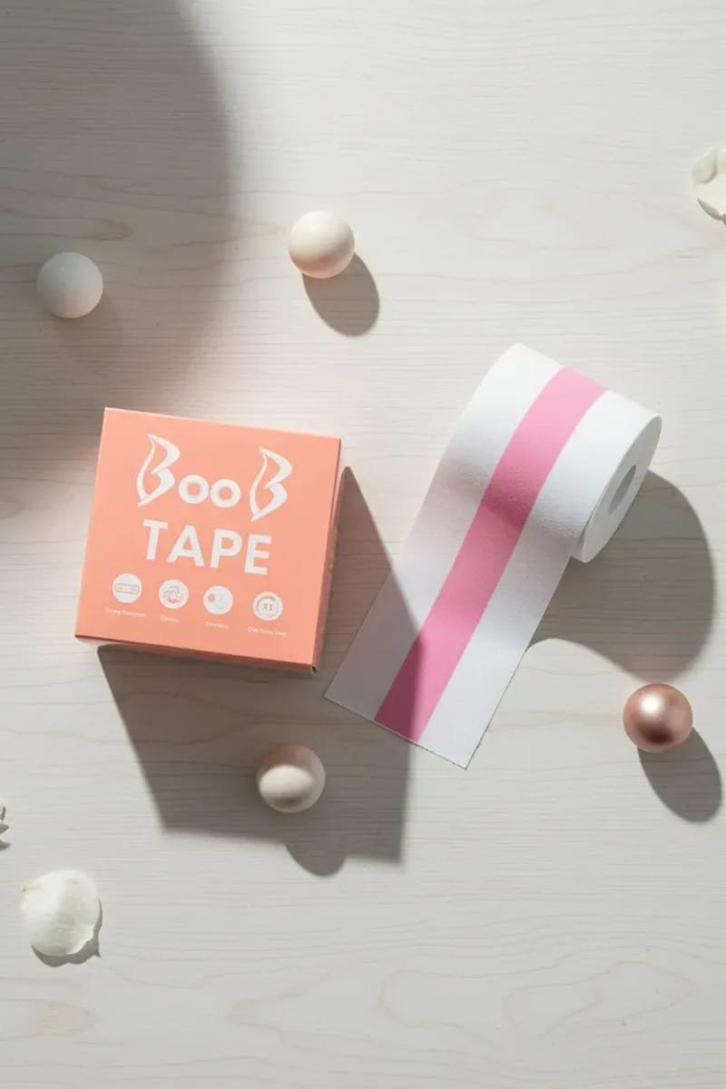 Cinta levanta busto boob tape invisible transparente - Imagen 3