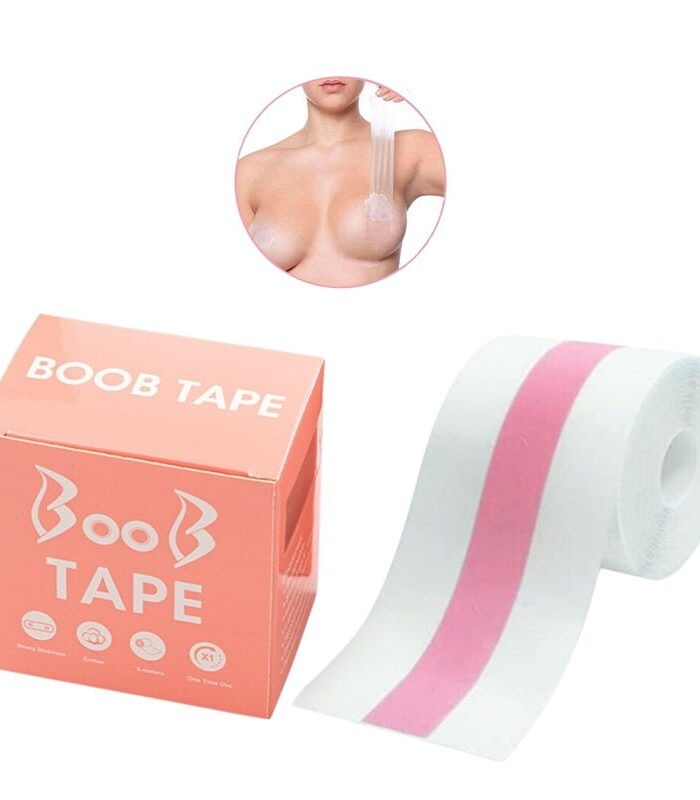 Cinta levanta busto boob tape invisible transparente