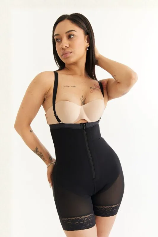 Faja strapless – Doble ajuste con cierre frontal