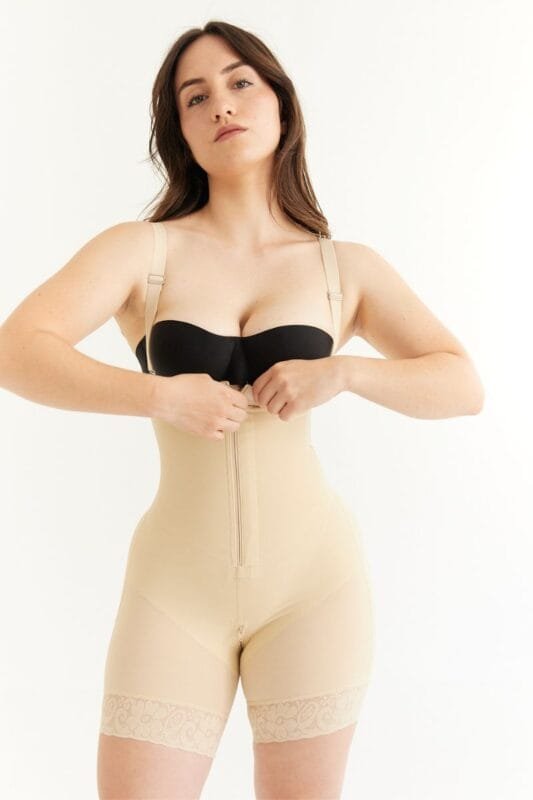 Faja strapless – Doble ajuste con cierre frontal