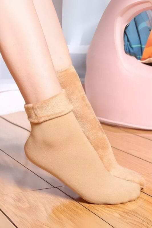 Medias térmicas calcetines abrigadas Pack X4