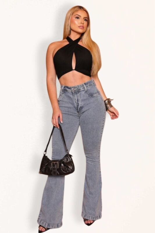 Jean con Faja oxford levantacola