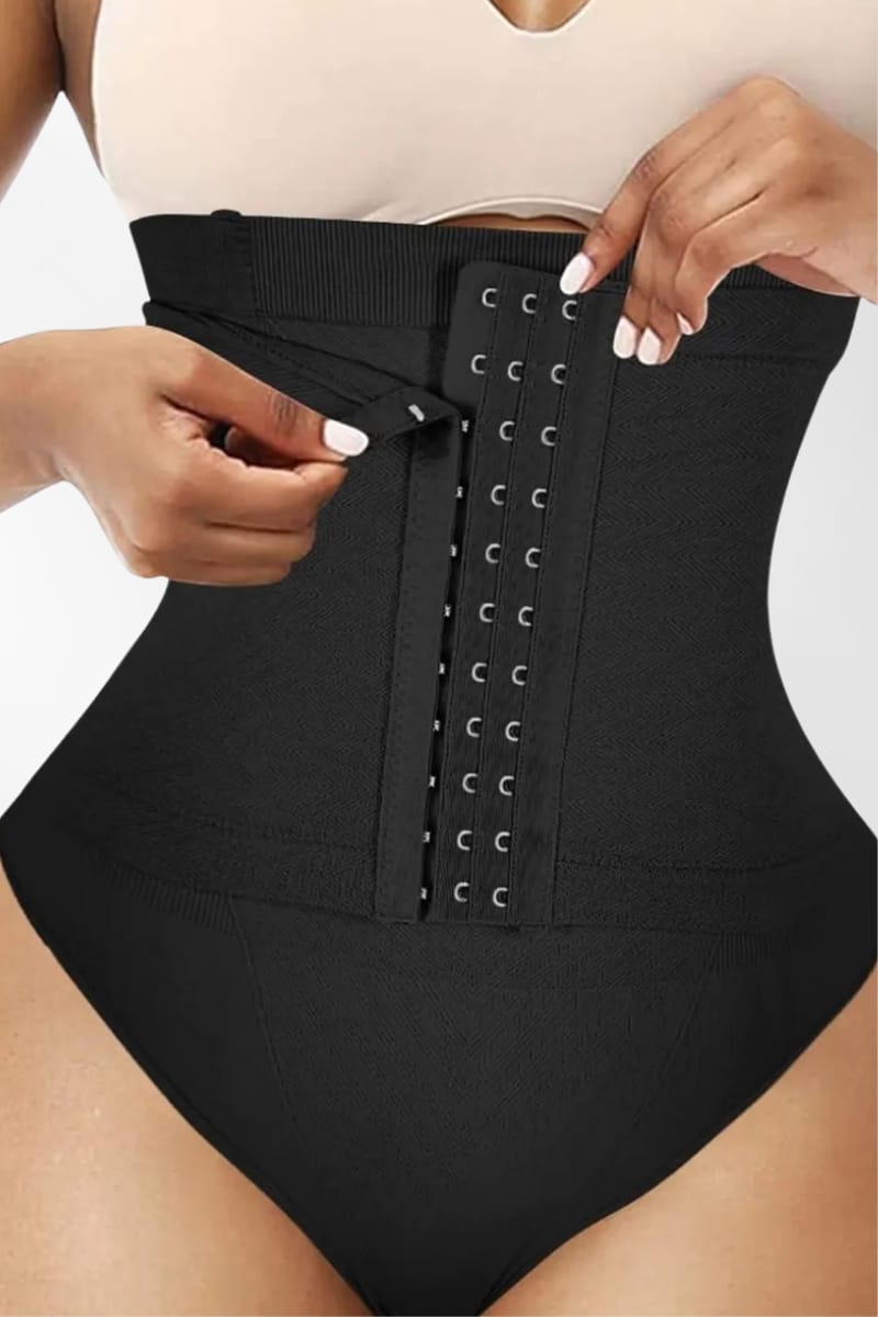 Bombacha faja colaless con ballena y cinto regulable - Imagen 3