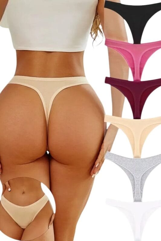 Pack x3 Bombacha colaless algodón