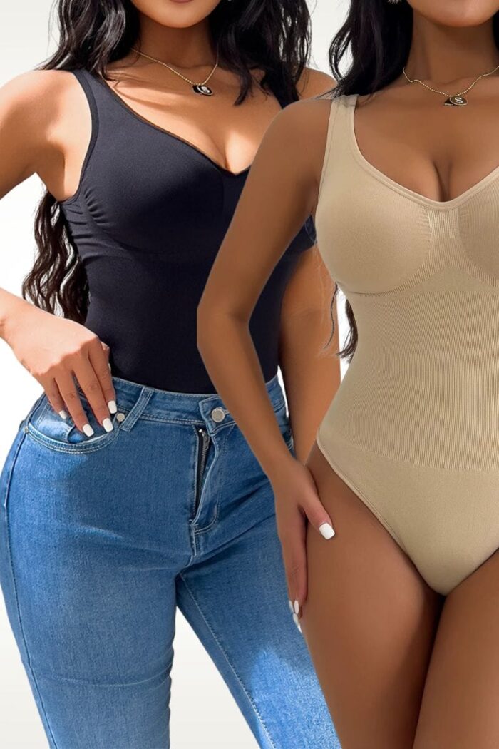 Pack X2 Body moldeador sin costura bretel ancho