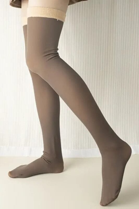 Medias bucaneras térmicas efecto piel y forro polar