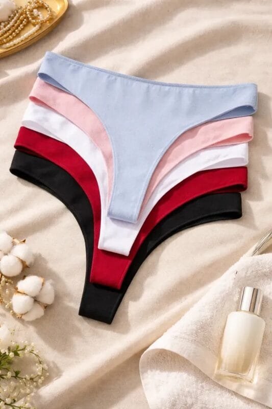 Pack x3 bombacha colaless de algodón