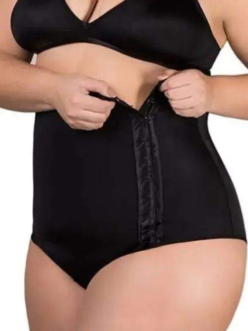 Faja bombacha moldeadora postparto con broches