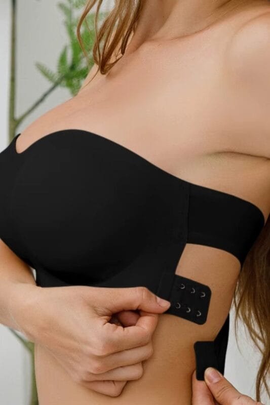 Soutien corpiño escote strapless tela invisible