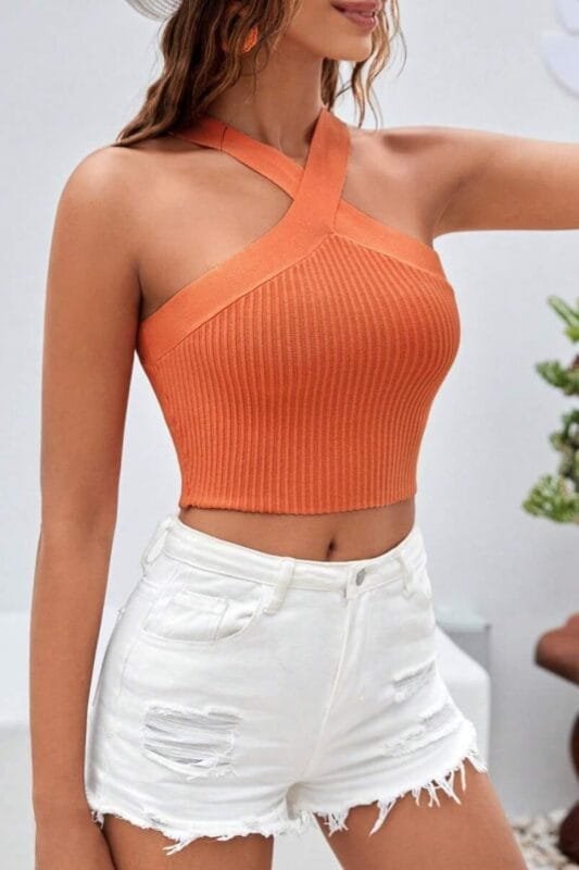 Top Croptop Camiseta Casual Pack X2