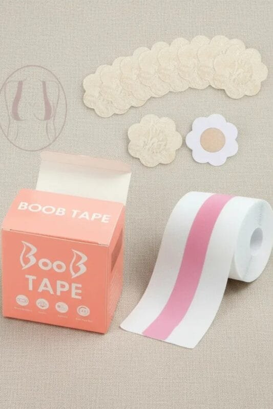 Cinta levanta busto transparente invisible +10 pezoneras