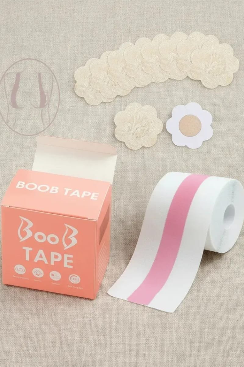 Cinta levanta busto transparente invisible +10 pezoneras