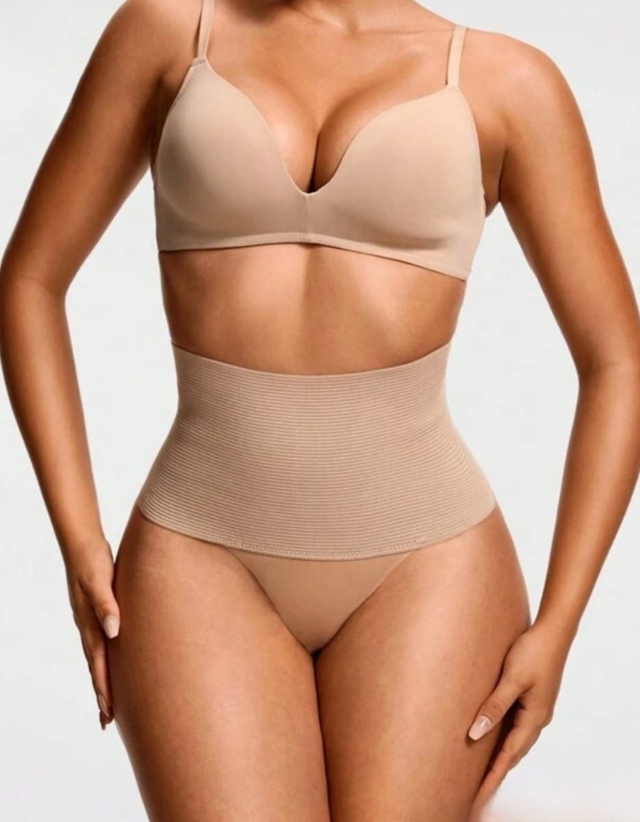 Bombacha semi colaless alta con faja abdominal - Imagen 3