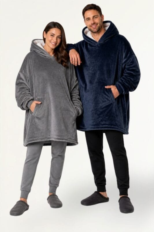 Buzo Manta Corderito Polar Oversize Unisex