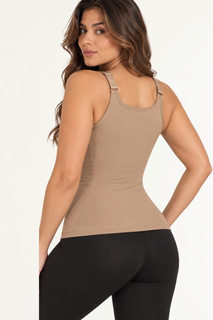 perfil de espalda de faja chaleco