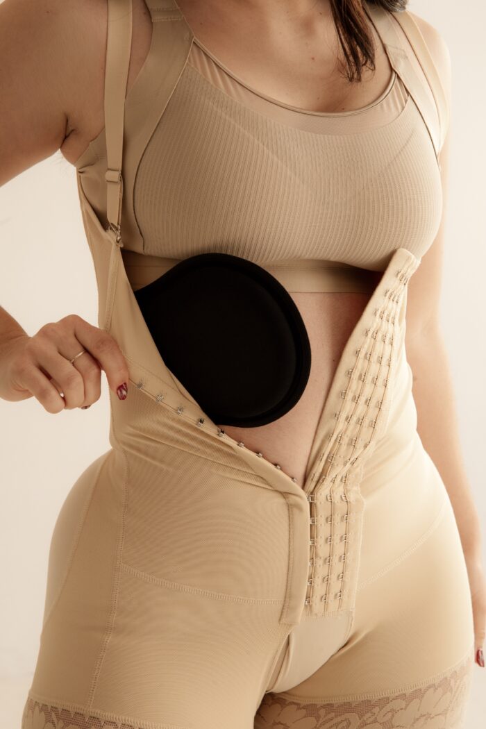 Tabla abdominal postquirúrgica negra Lipo Foam